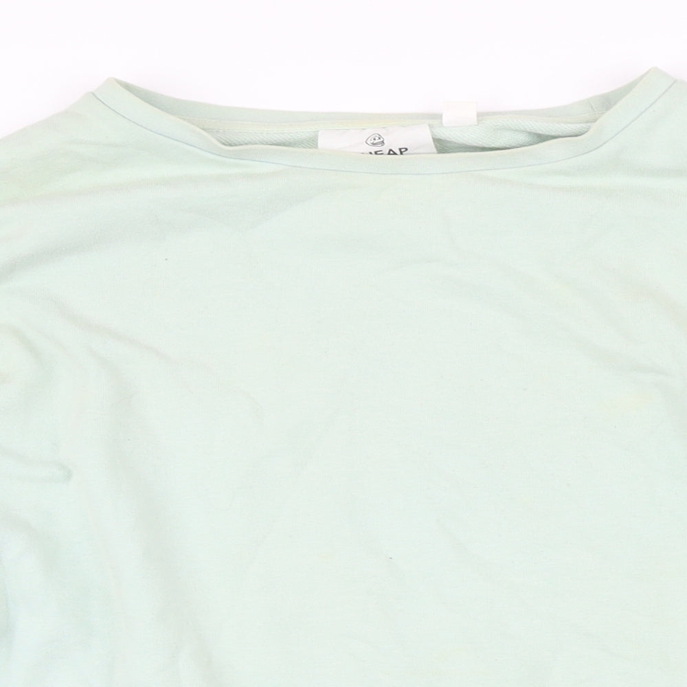 Cheap Monday Womens Green Polyester Blend Pullover Sweatshirt Size M