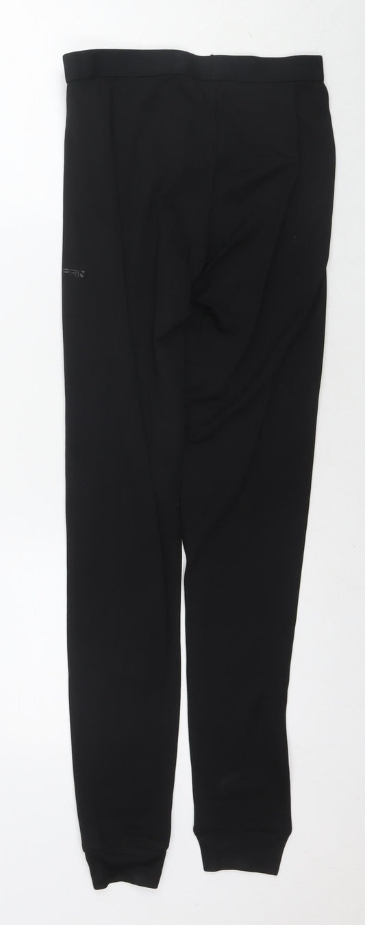 Campri Womens Black Polyester Pedal Pusher Leggings Size 8 L28 in
