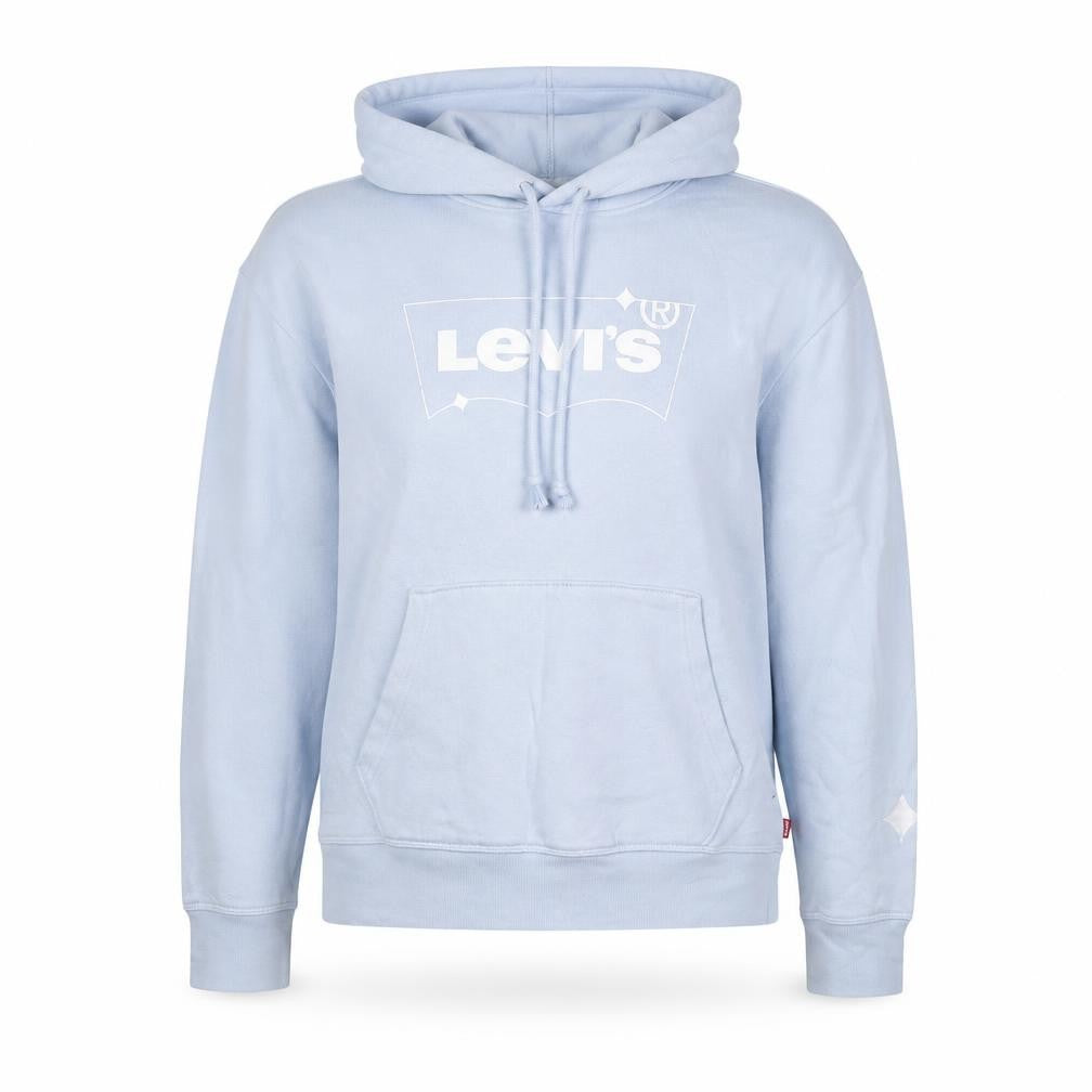 Womens UK XS Regular Levi's Blue Pullover Hoodie