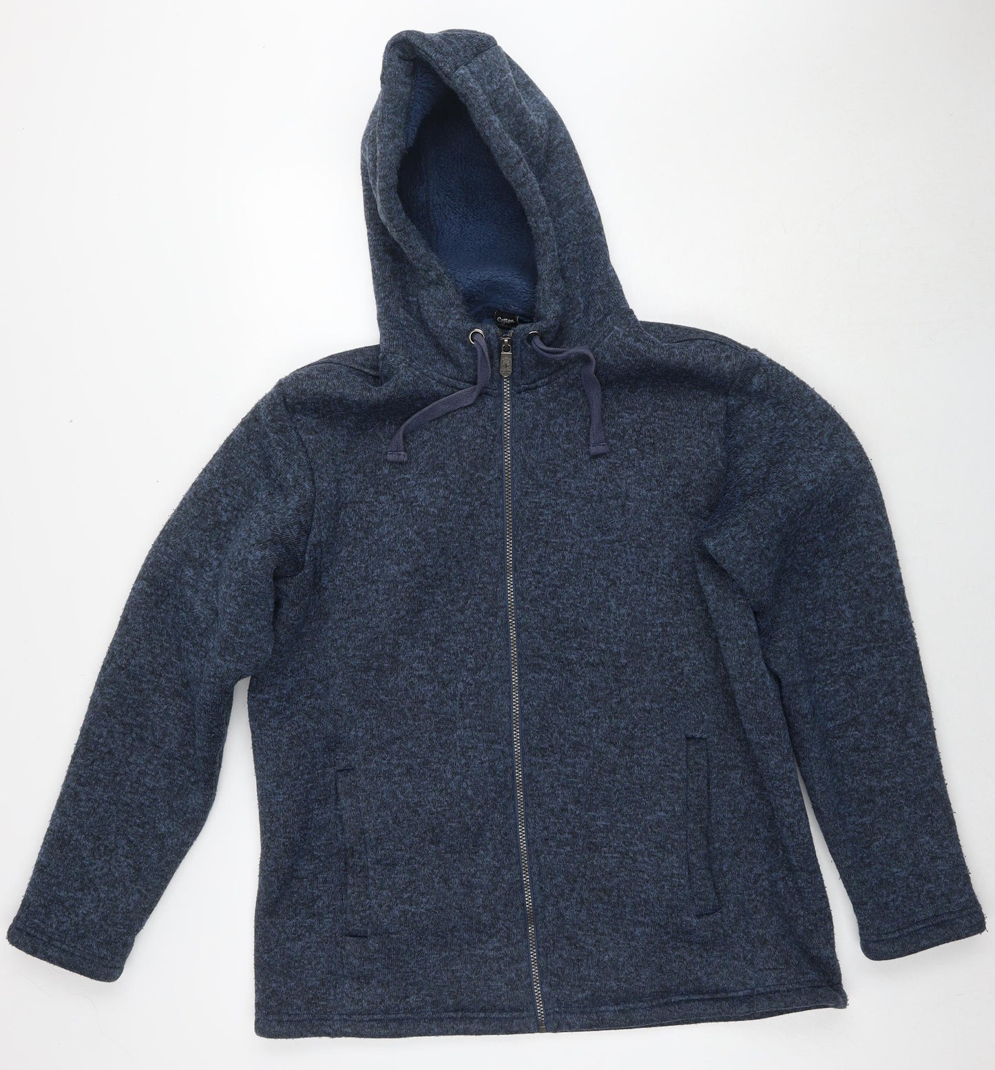 Cotton Traders Womens Blue Jacket Size L Zip