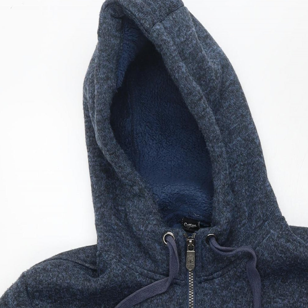 Cotton Traders Womens Blue Jacket Size L Zip