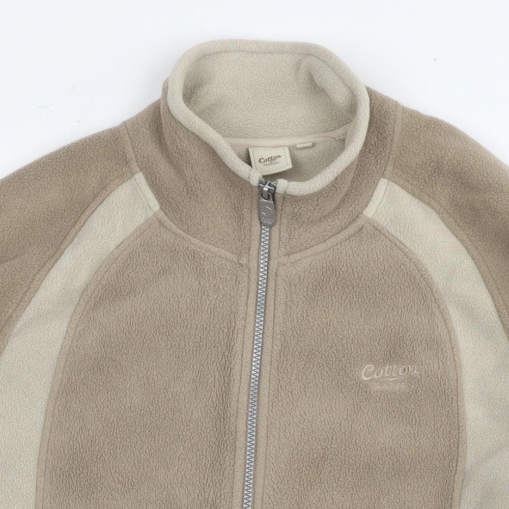 Cotton Traders Mens Brown Jacket Size XS Zip