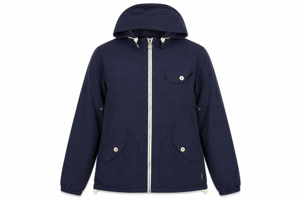 Penfield Womens Blue Rain Coat Coat Size M Zip