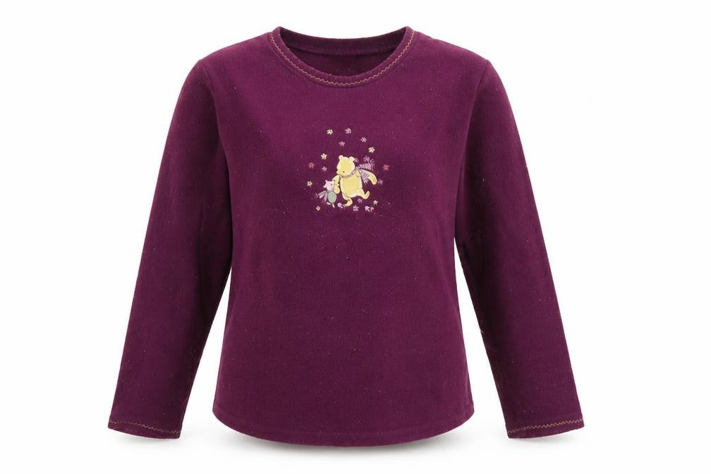 Womens UK 10 Regular Disney Purple Pullover Sweatshirt
