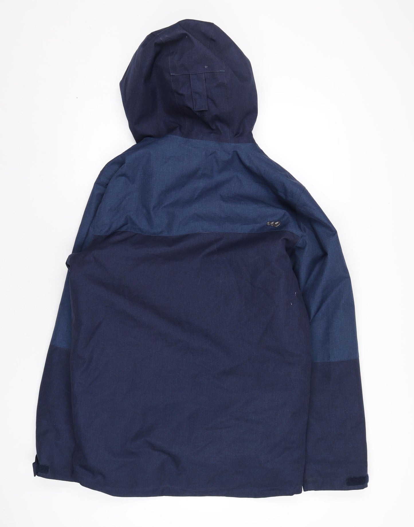DECATHLON Mens Blue Rain Coat Coat Size S Zip