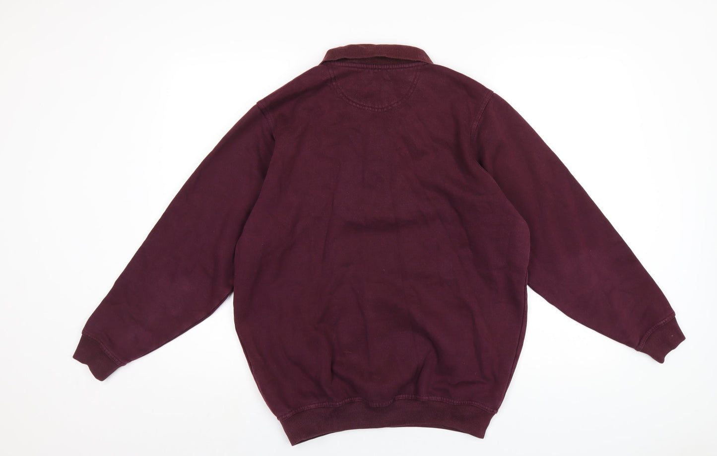 EWM Mens Purple Cotton Pullover Sweatshirt Size S