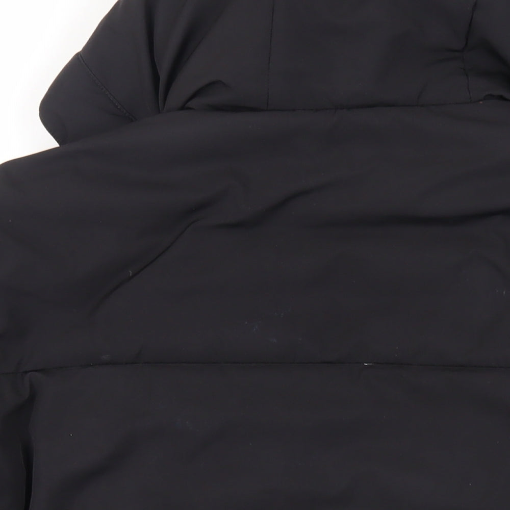 Hollister Mens Black Puffer Jacket Jacket Size S Zip