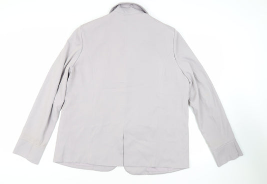 4th Reckless Womens Purple Jacket Blazer Size 14 Button