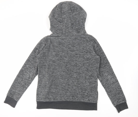 Sublevel Womens Grey Polyester Pullover Hoodie Size L Pullover