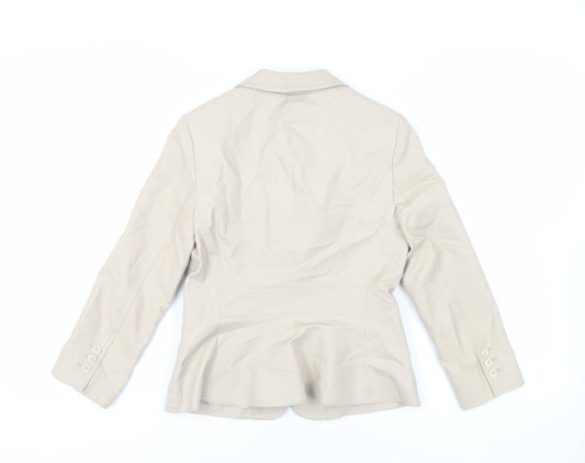 The Limited Womens Beige Jacket Blazer Size XS Button