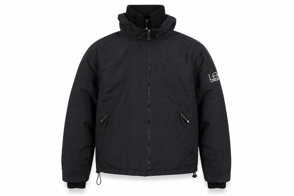 Lee Cooper Mens Black Jacket Size L Zip - Zipped Pockets