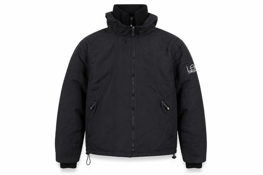 Lee Cooper Mens Black Jacket Size L Zip - Zipped Pockets