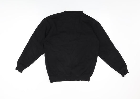 Joydivision Womens Black Cotton Pullover Sweatshirt Size S Pullover