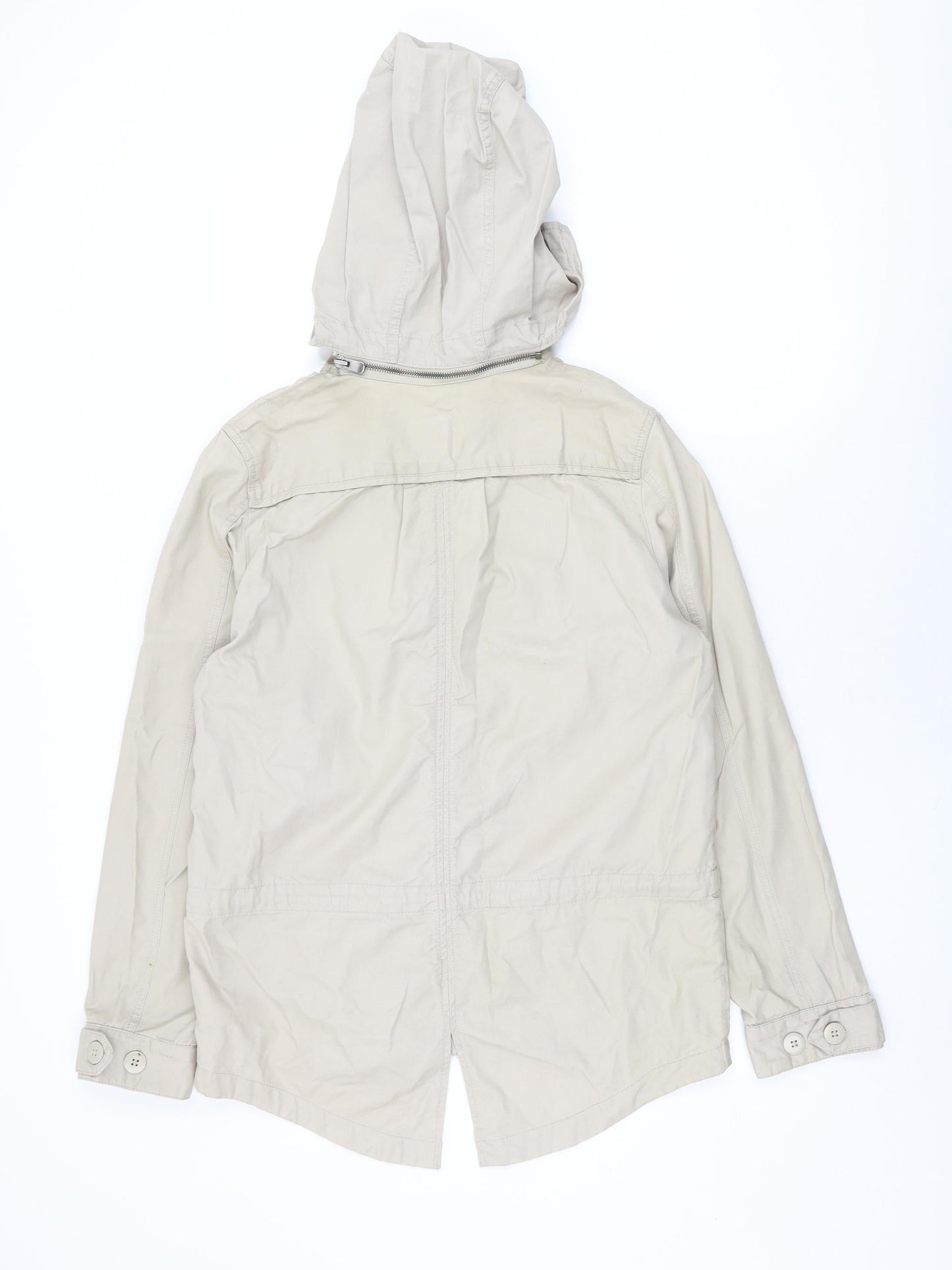 Gap Womens Beige Jacket Coat Size M Zip