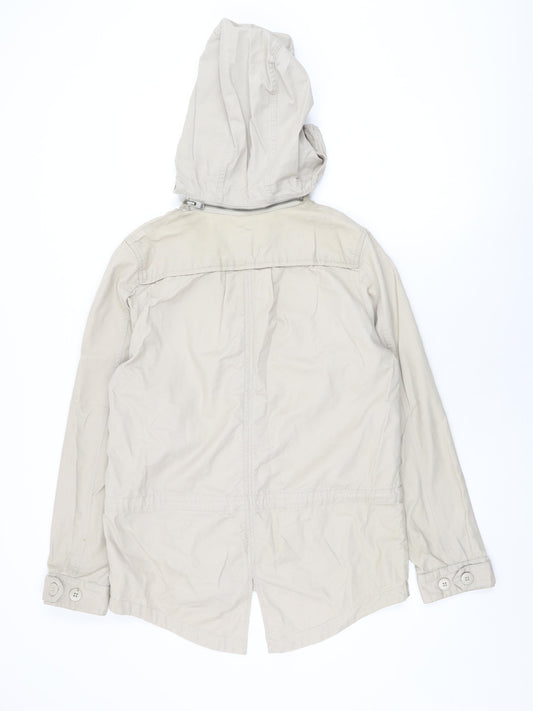 Gap Womens Beige Jacket Coat Size M Zip