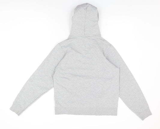 Stranger Things Womens Grey Polyester Pullover Hoodie Size S Pullover
