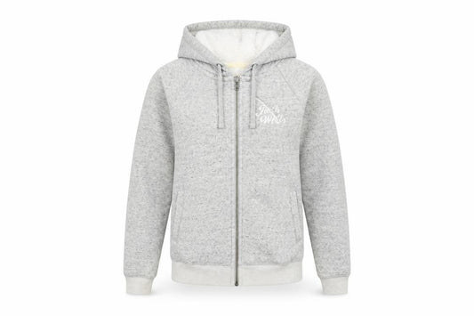 Womens UK 6 Regular Jack Wills Grey Full Zip Hoodie