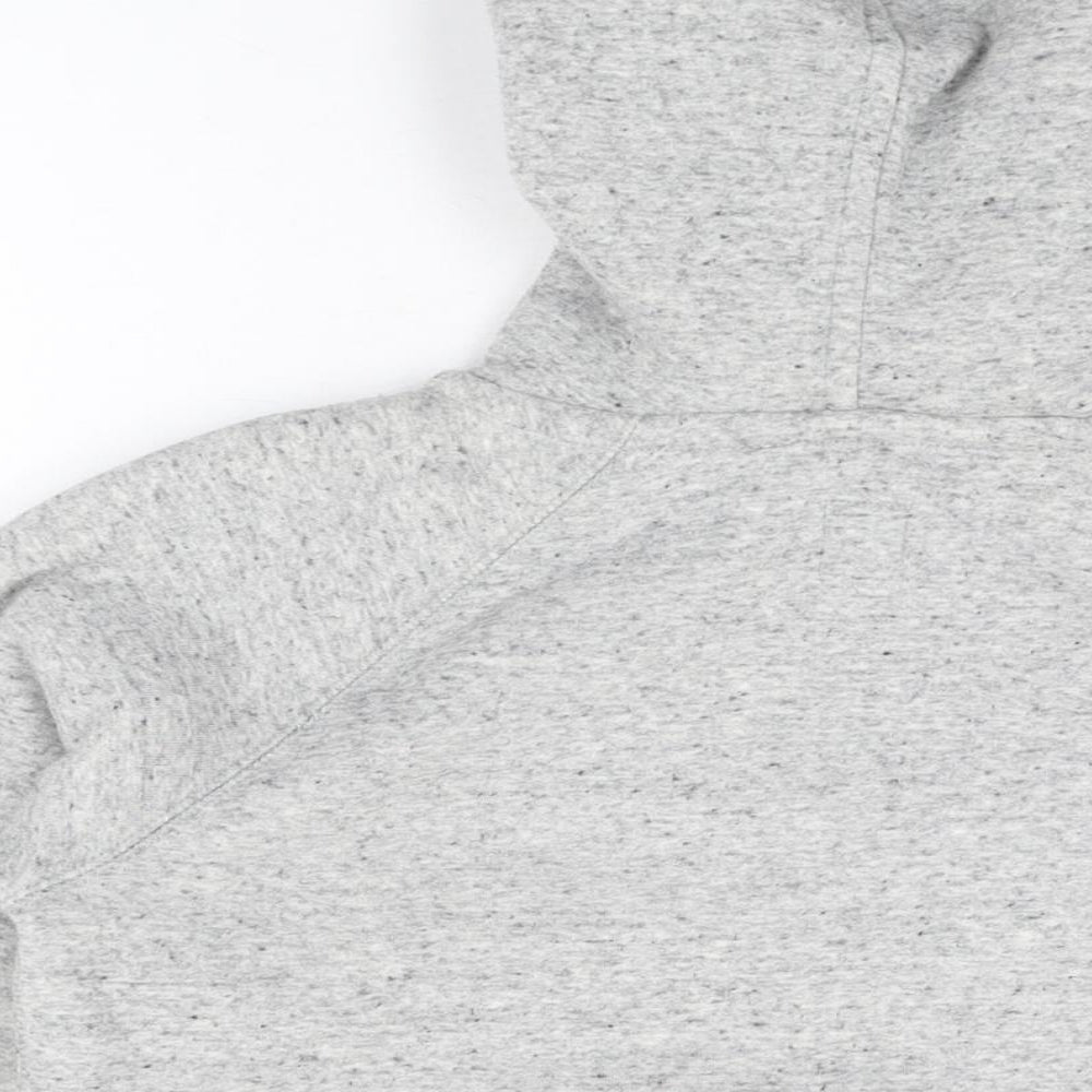 Jack Wills Womens Grey Cotton Full Zip Hoodie Size 6 Zip