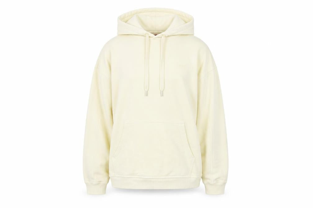Womens UK M Regular Levi's Yellow Pullover Hoodie