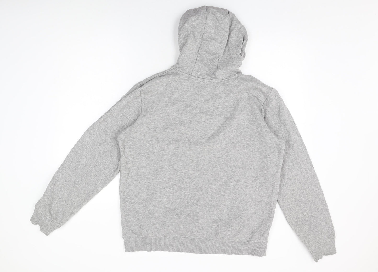 Brave Soul Mens Grey Cotton Pullover Hoodie Size M