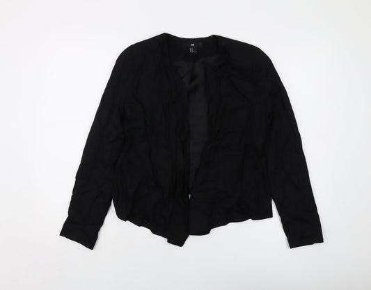 H&M Womens Black Jacket Size 8