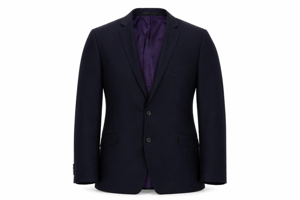 Mens 46 Chest Regular Paul Costelloe Blue Two-Button