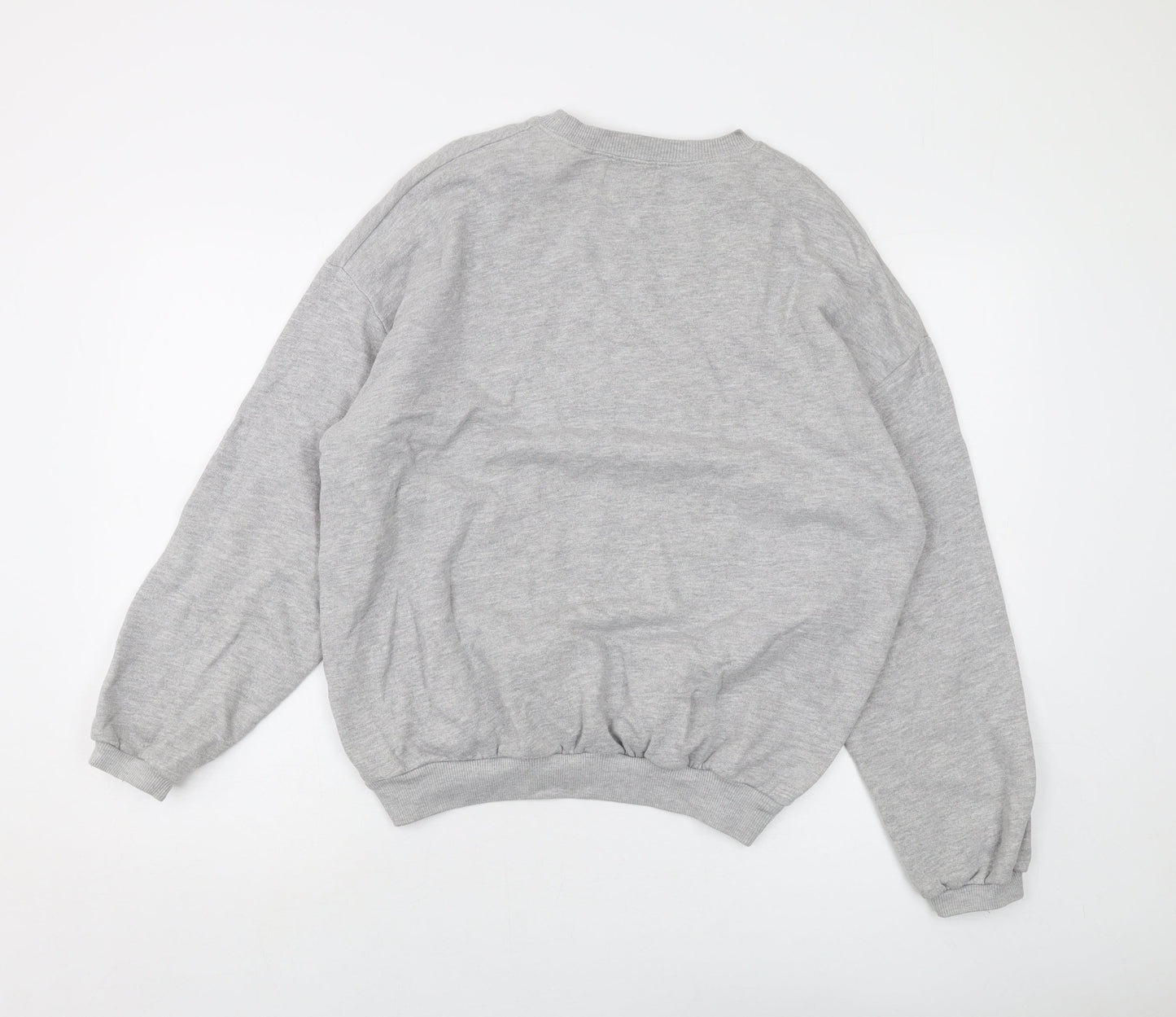 Pull&Bear Womens Green Cotton Pullover Sweatshirt Size S Pullover