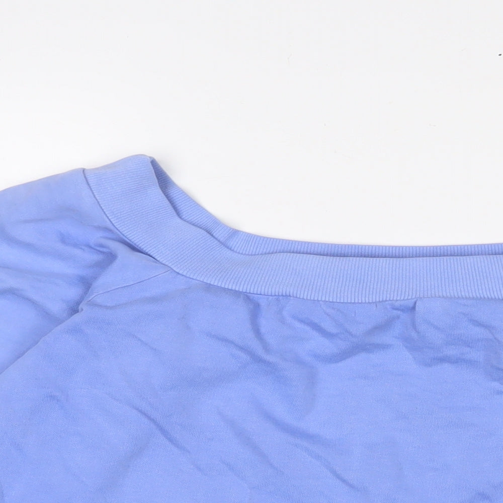 NEXT Womens Blue Cotton Pullover Sweatshirt Size L Pullover