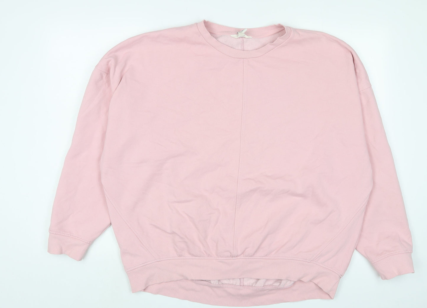 In other words Womens Pink Cotton Pullover Sweatshirt Size M Pullover