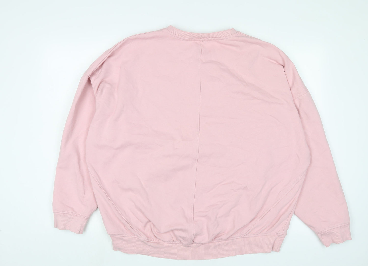 In other words Womens Pink Cotton Pullover Sweatshirt Size M Pullover