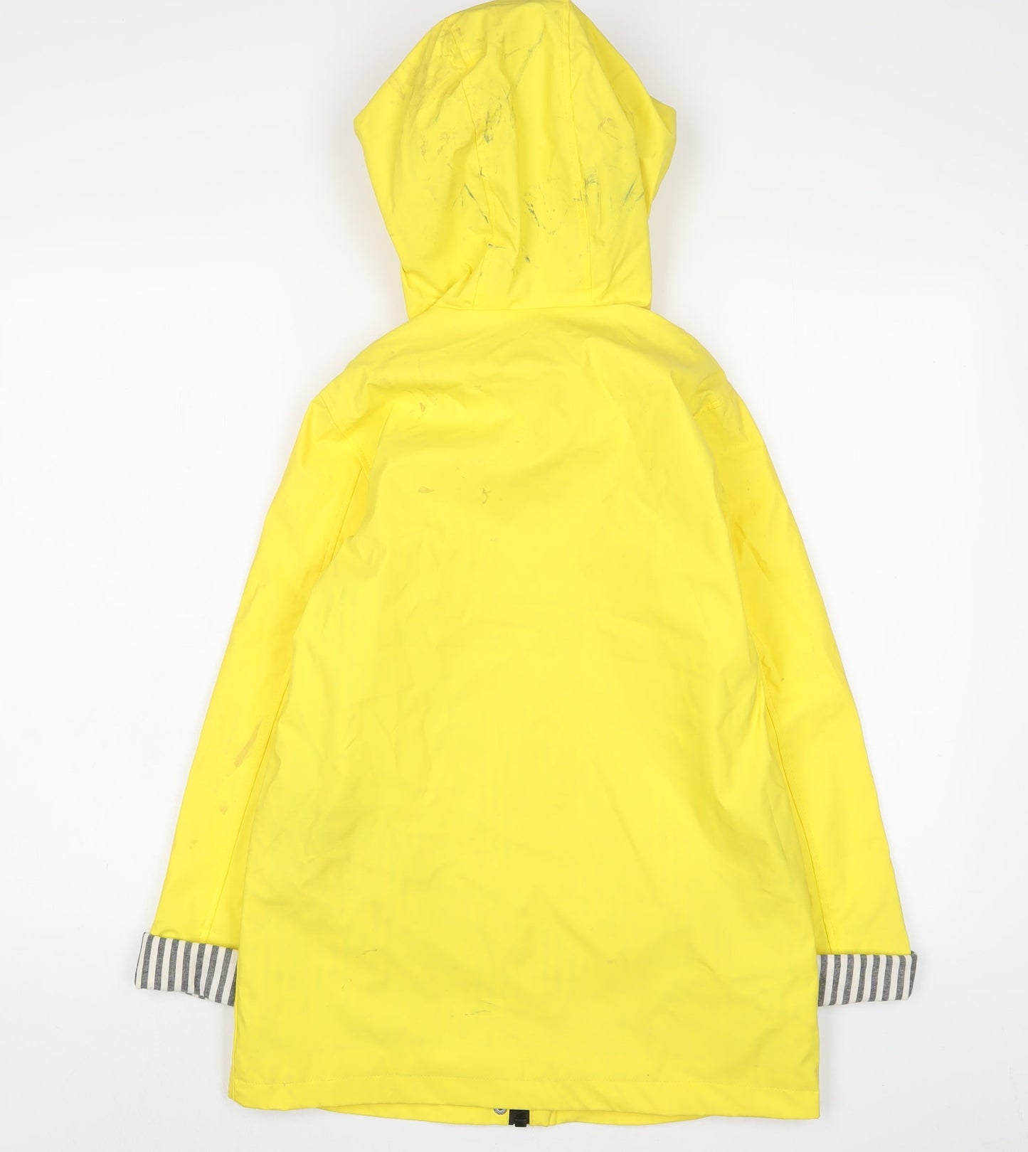 Topshop Womens Yellow Jacket Size 8 Zip