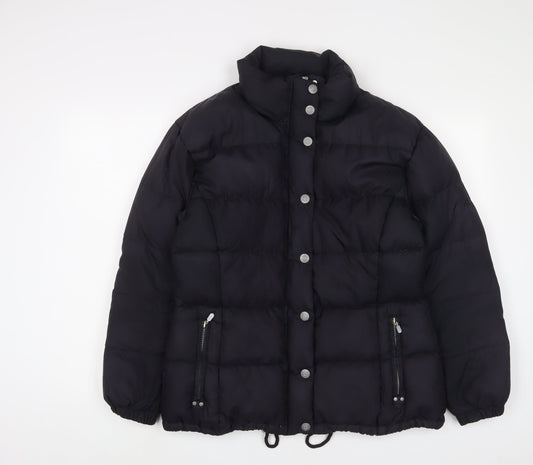 NEVICA Womens Black Puffer Jacket Jacket Size 10 Zip