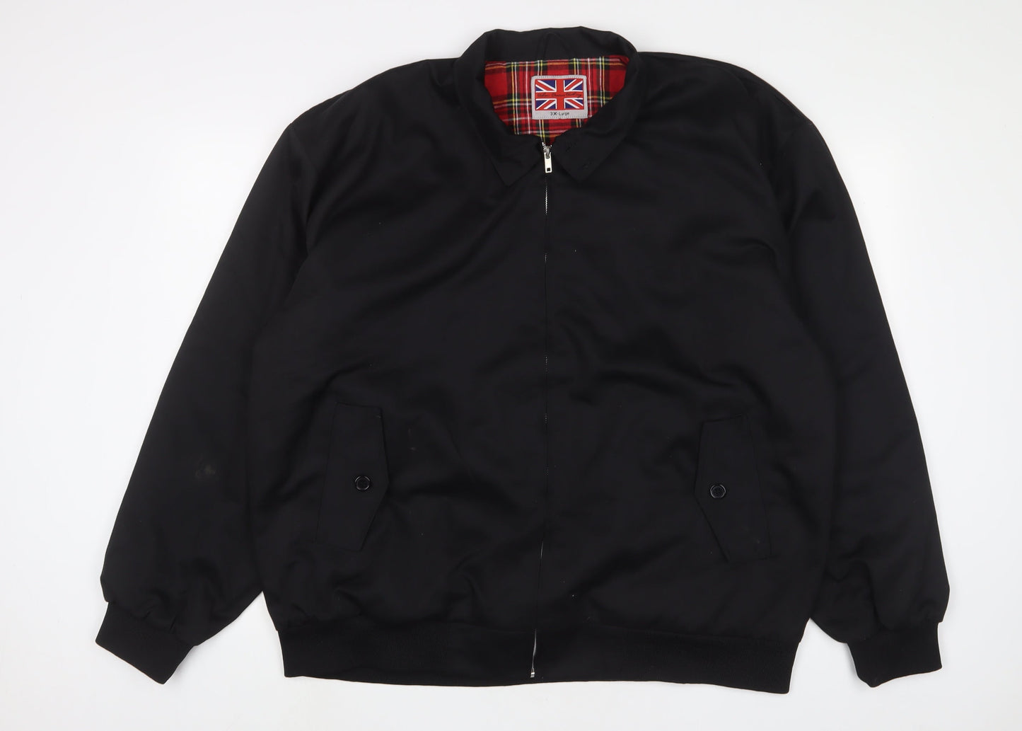unborn coulture clothing Mens Black Jacket Size 3XL Zip