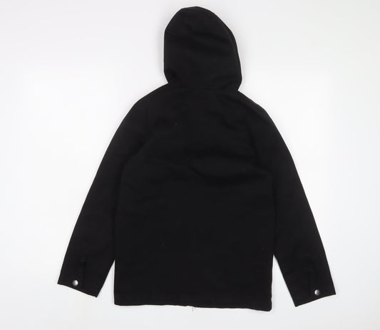 DC Shoes Boys Black Jacket Size 12 Years Zip