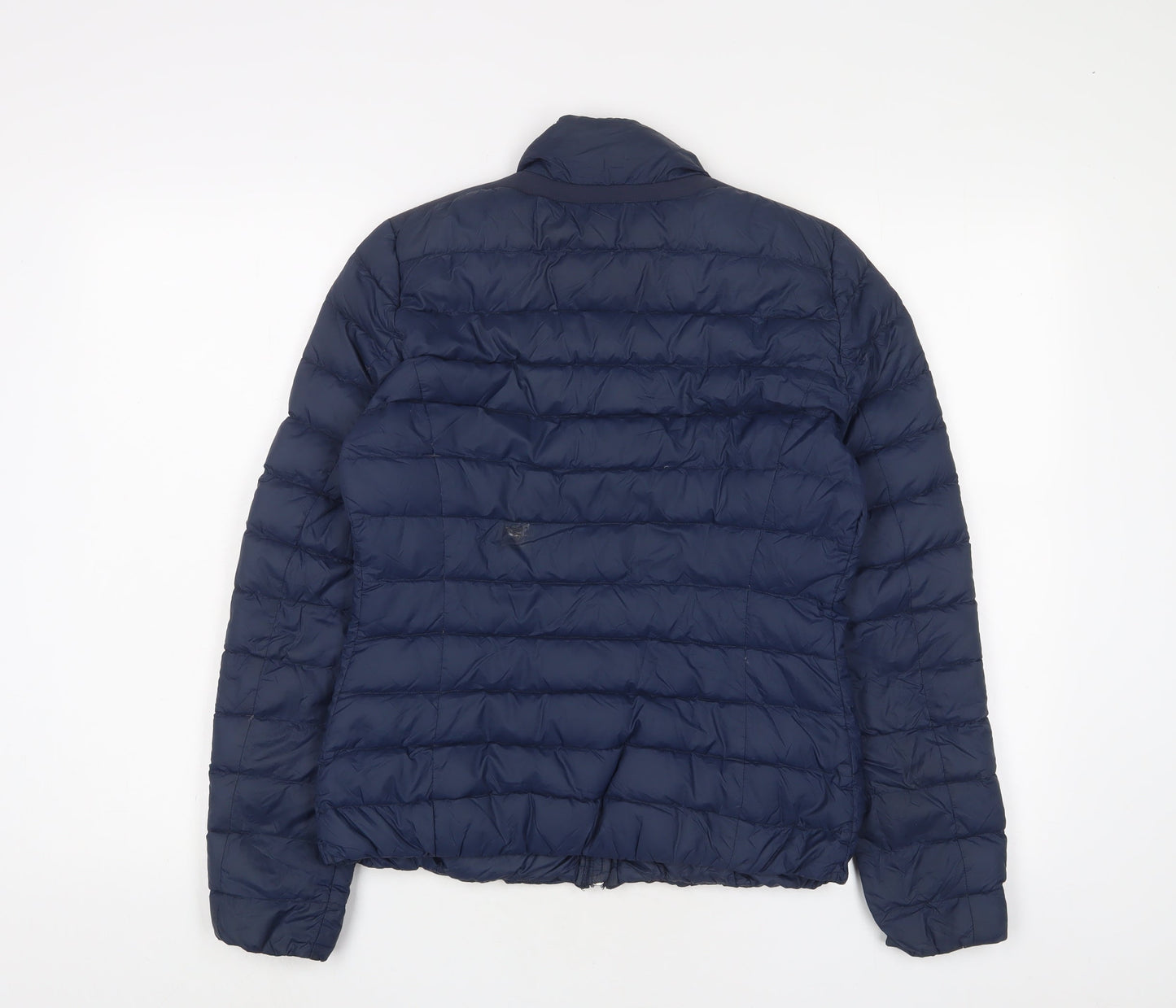 Geox Womens Blue Puffer Jacket Jacket Size 8 Zip