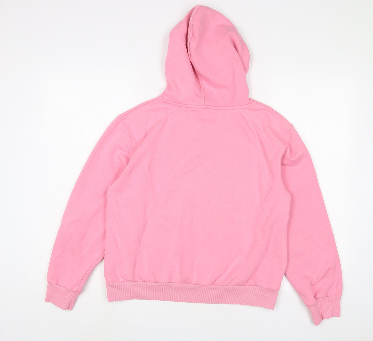 Marks and Spencer Womens Pink Cotton Pullover Hoodie Size 10 Pullover - Bonjour