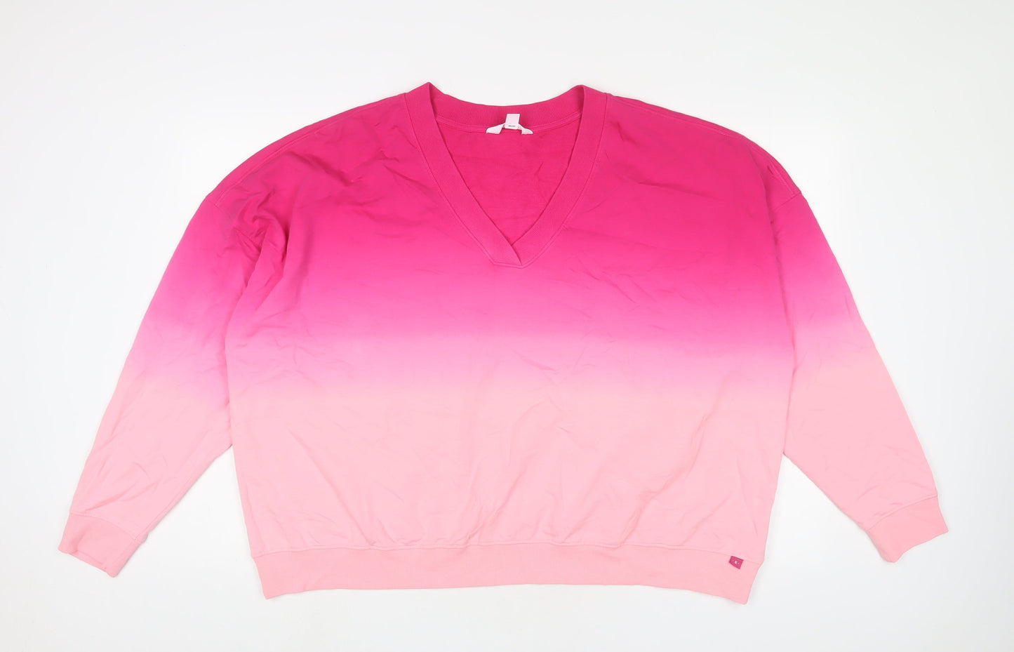By Boutique Womens Pink Cotton Pullover Sweatshirt Size L Pullover
