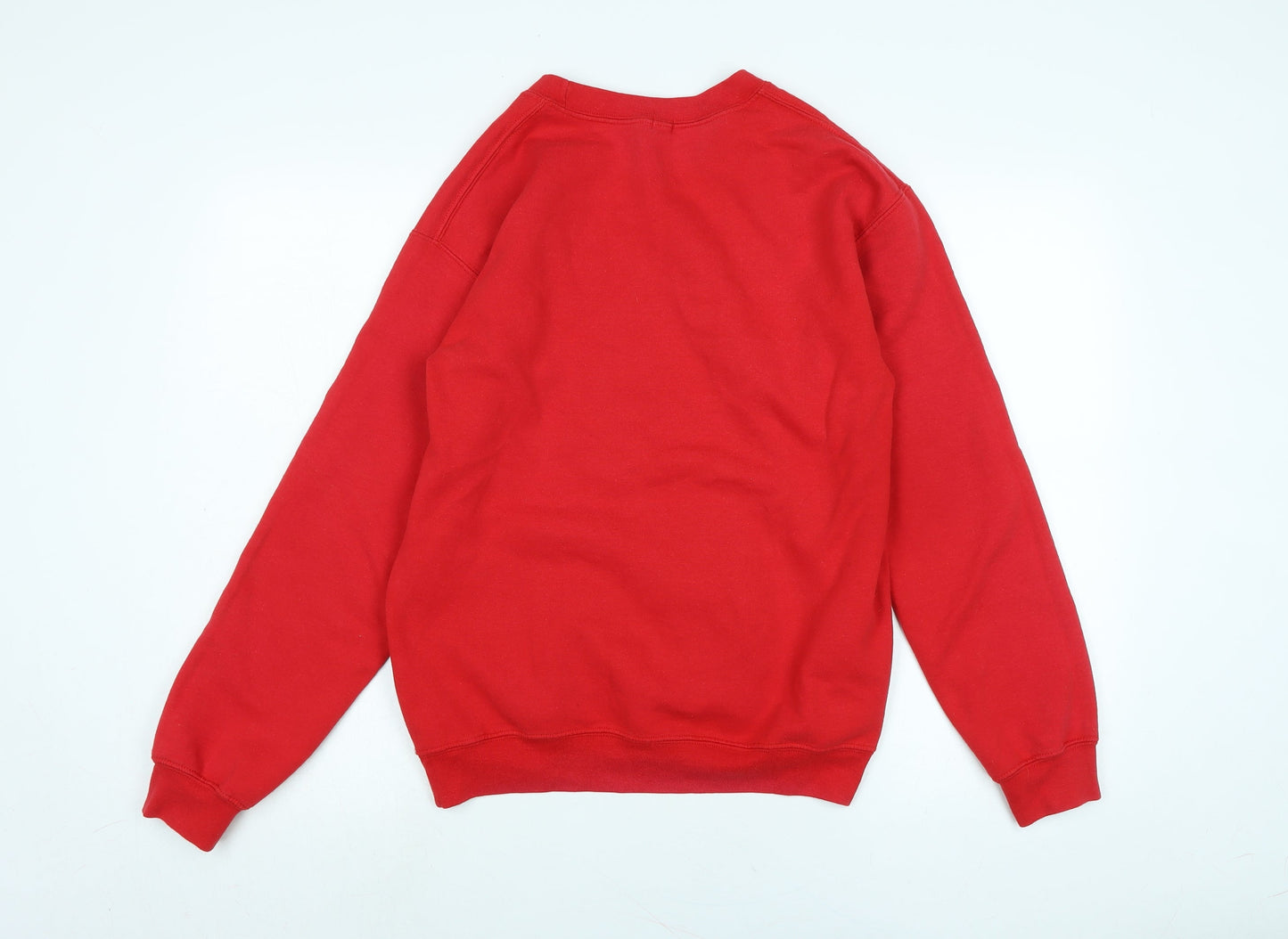 River Island Womens Red Polyester Pullover Sweatshirt Size XS