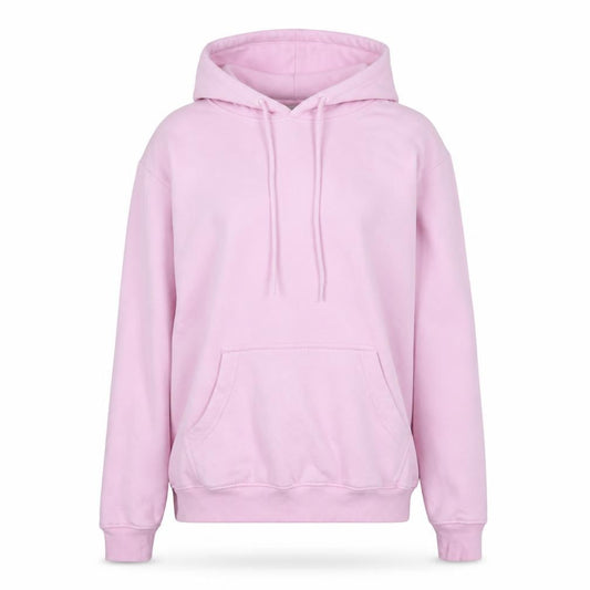 PRETTYLITTLETHING Womens Pink Polyester Pullover Hoodie Size S