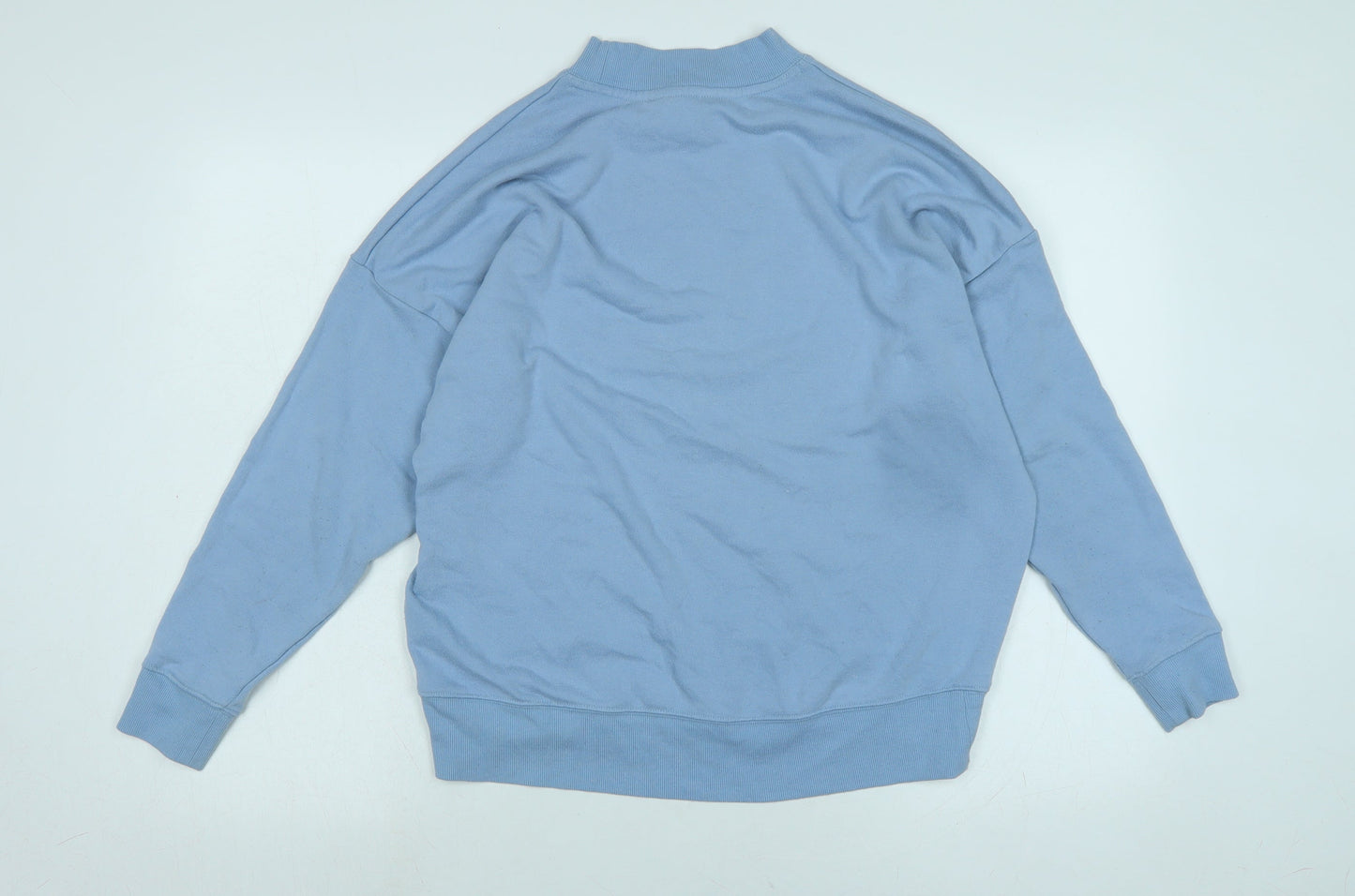 New Look Womens Blue Polyester Pullover Sweatshirt Size 8