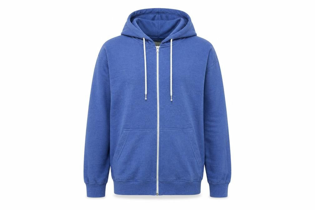 Front view of Red Herring women’s blue jacket, size M, zip