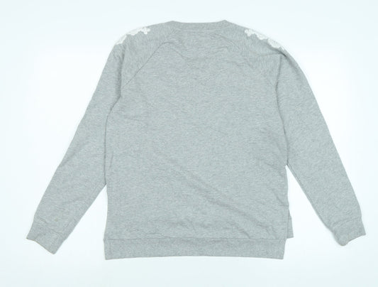 Lucky Brand Womens Grey Polyester Pullover Sweatshirt Size XS