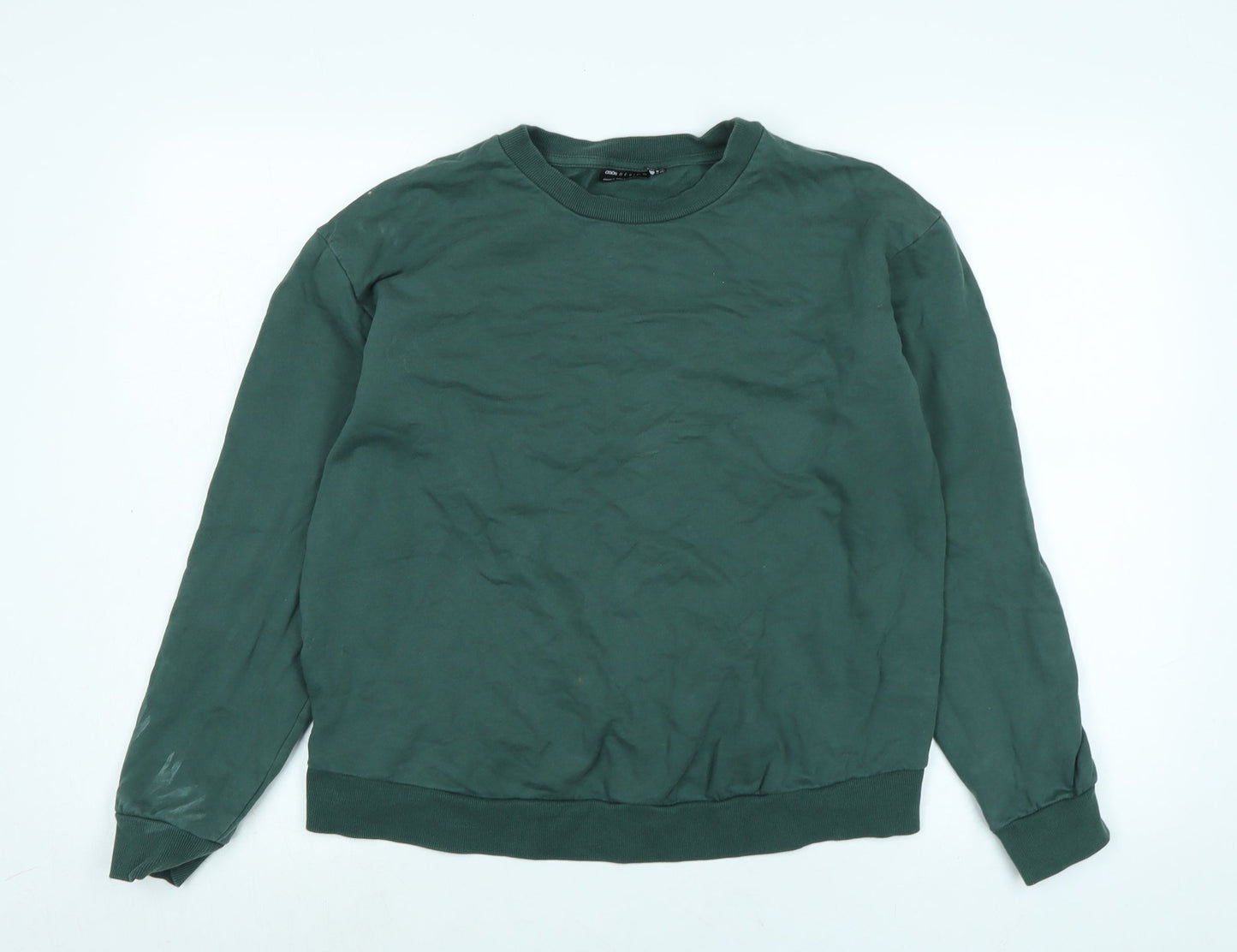 ASOS Womens Green Polyester Pullover Sweatshirt Size 12