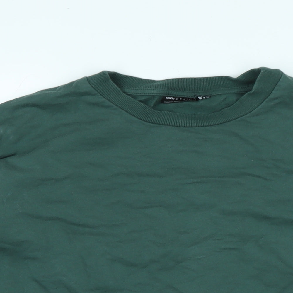 ASOS Womens Green Polyester Pullover Sweatshirt Size 12