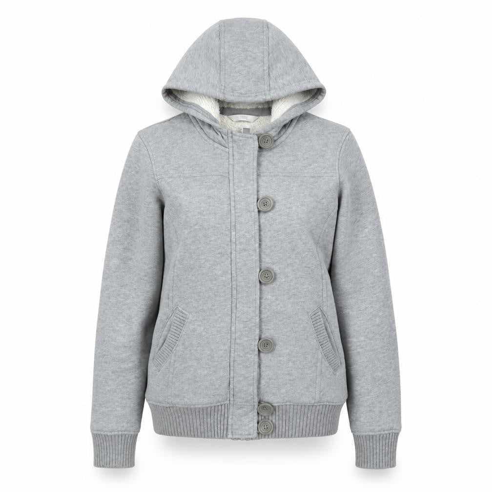 Marks & Spencer Womens Grey Jacket Size 12 Zip