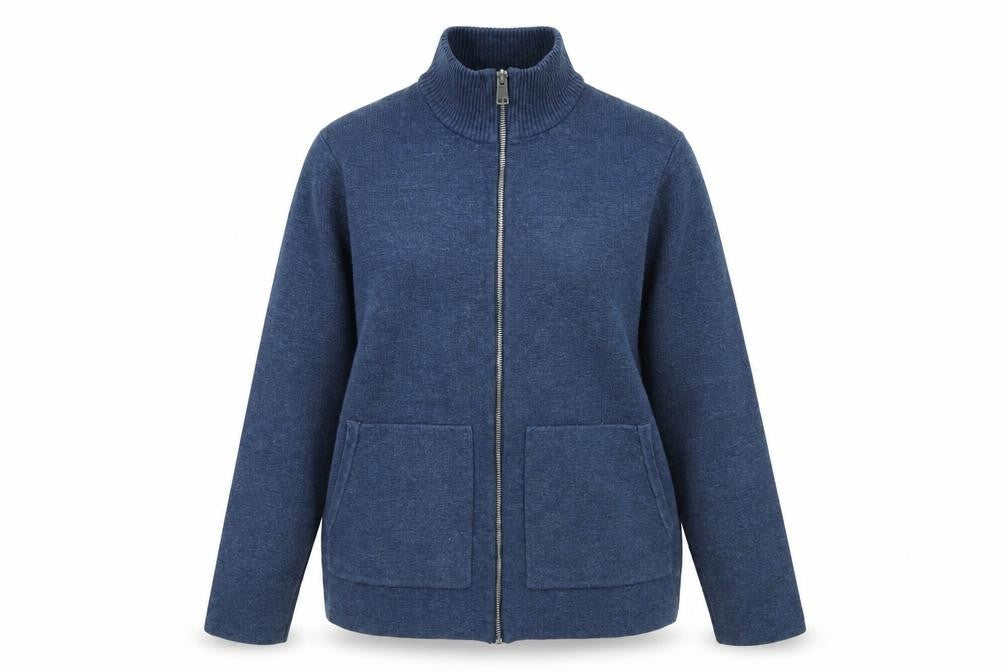 Marks & Spencer Womens Blue Jacket Size M Zip