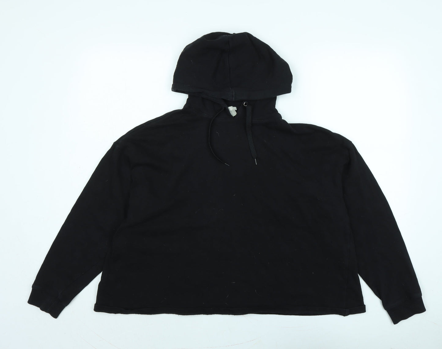 ASOS Womens Black Polyester Pullover Hoodie Size 8