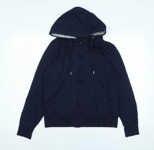 Marks and Spencer Womens Blue Jacket Size 14 Zip