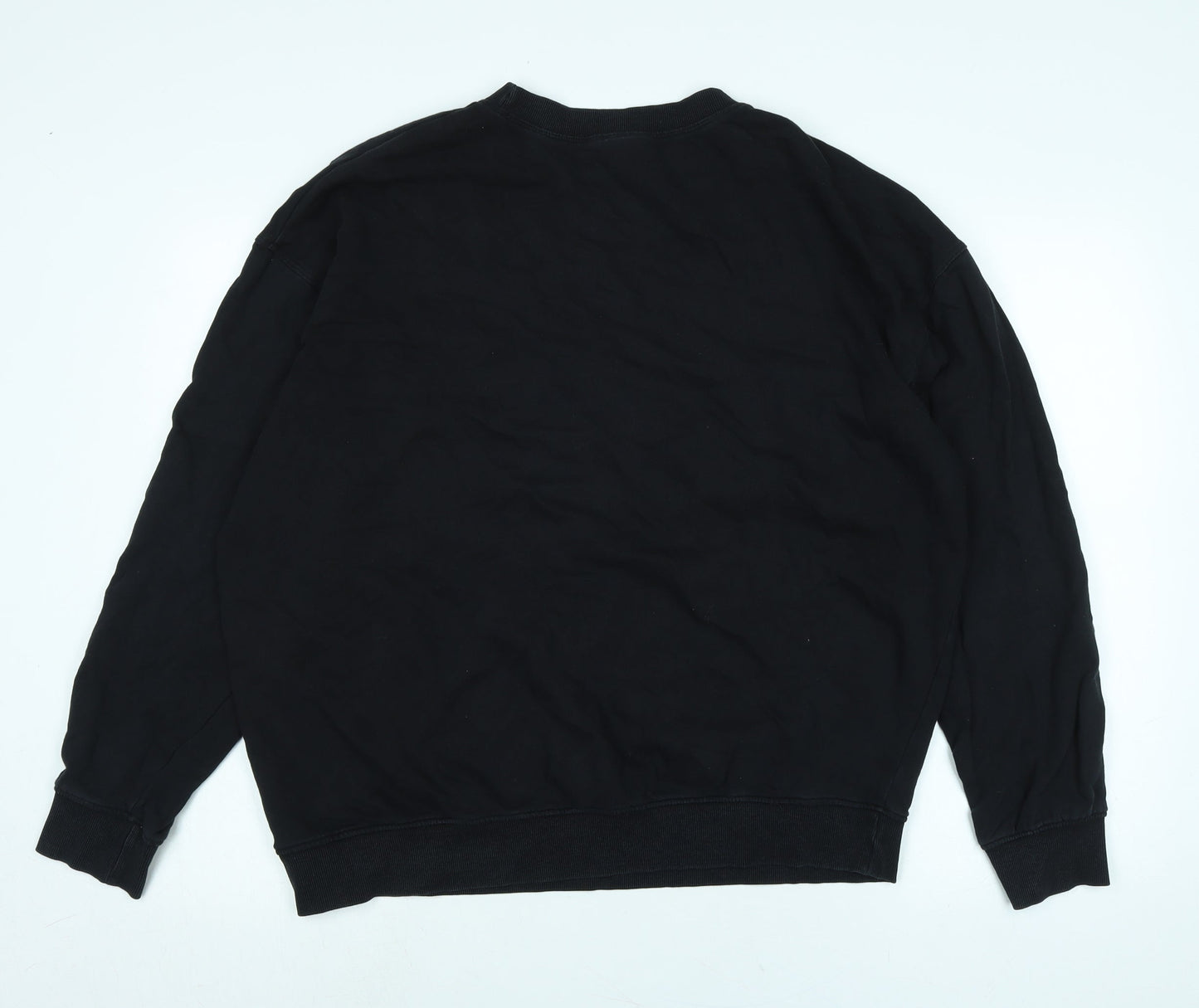 ASOS Womens Black Polyester Pullover Sweatshirt Size 12