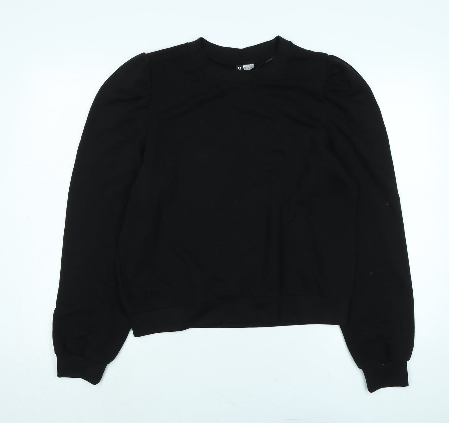 Divided Womens Black Polyester Pullover Sweatshirt Size M